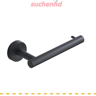 Suchenhd ที่ใส่กระดาษทิชชู่ สเตนเลส 304 หนา 0.8 มม. 7 นิ้ว สีดํา สําหรับห้องน้ํา