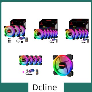 [Dcline.th] Coolmoon พัดลมระบายความร้อน RGB 6 Pin ขนาดเล็ก 12 ซม. พร้อมชุดควบคุม