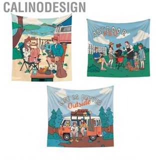 Calinodesign Camping Tapestry    Hanging Cloth for Hiking