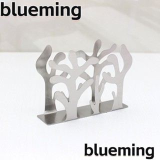 Blueming2 ที่ใส่กระดาษทิชชู่ เหล็ก สีเงิน 4.7 X 1.2 X 3.4 นิ้ว สําหรับกระดาษเช็ดปาก