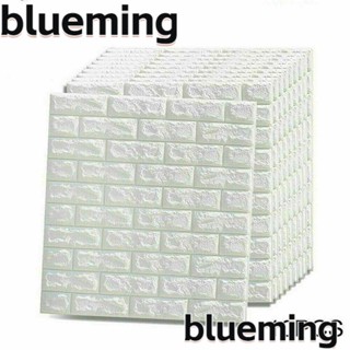 Blueming2 สติกเกอร์โฟม กันน้ํา กันชน สามมิติ ขนาด 38*35 ซม. สําหรับตกแต่งผนังบ้าน 10 ชิ้น