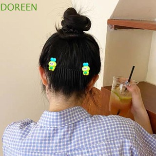 Doreen หวีจัดแต่งทรงผม รูปตัว U, สตรอเบอร์รี่ หมี คิตตี้ แมว ที่มองไม่เห็น ที่ใส่ผมเสริม, กิ๊บติดผม เจ้าหญิงหวาน หวีคงที่ ปาร์ตี้