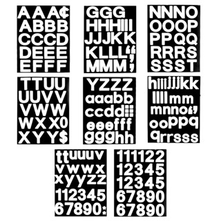 ชุดสติกเกอร์ตัวอักษร ตัวเลข มีกาวในตัว กันน้ํา สําหรับติดกล่องจดหมาย 210 ชิ้น