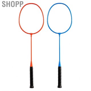 Shopp Badminton Rackets Set   Slip Lightweight Sports Elastic Alloy for Gym