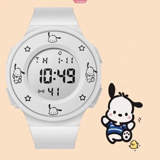 นาฬิกาข้อมือดิจิทัล Sanrio pachacco กันน้ํา สําหรับเด็กผู้ชาย และเด็กผู้หญิง [ZXL]