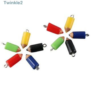 Twinkle จี้ดินสอเรซิ่น 7*16 มม. 30 ชิ้น