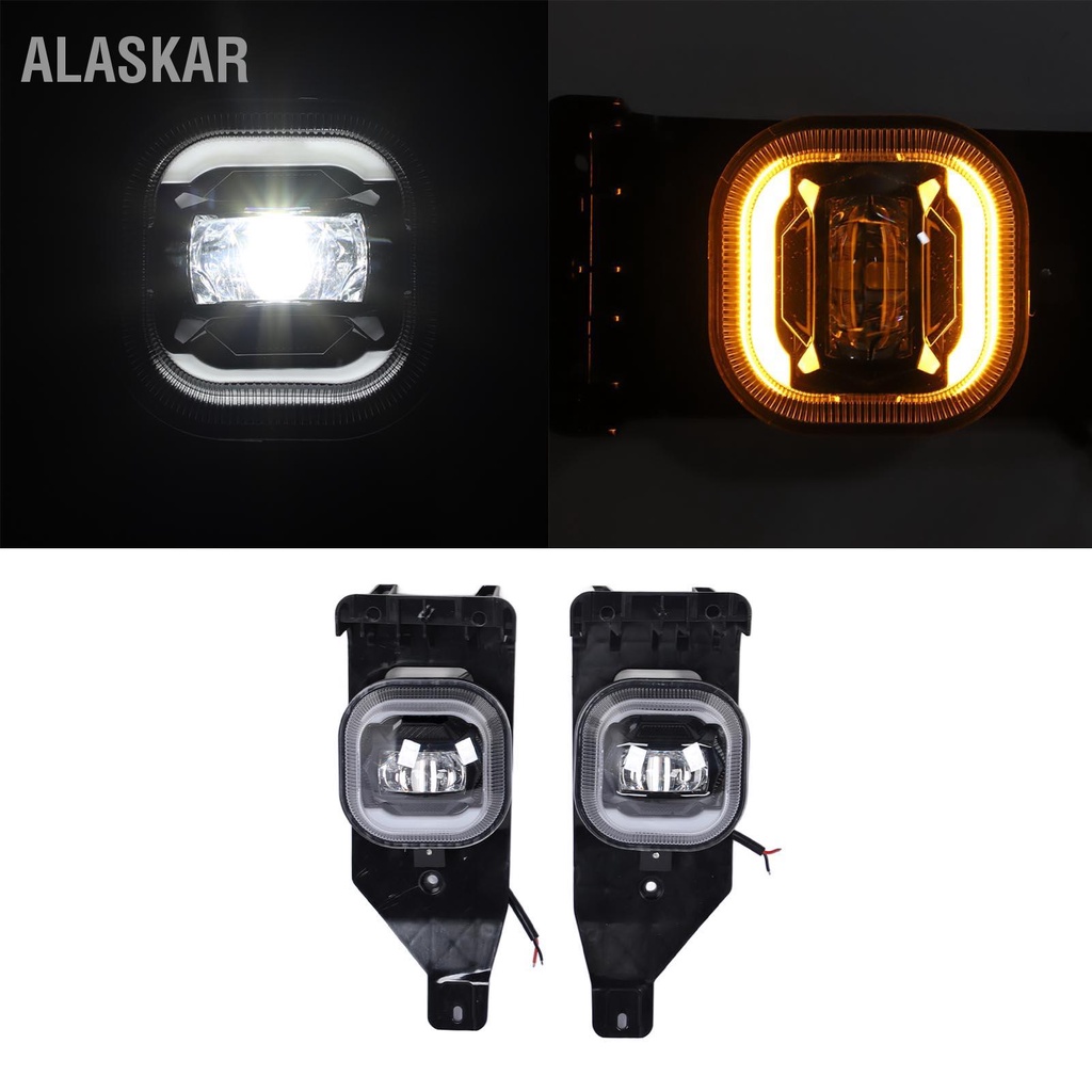 ALASKAR ไฟตัดหมอก LED 2 ชิ้นซ้ายขวาความสว่างสูง 45 วัตต์ IP67 กันน้ำ FO2593211 สำหรับ Ford F-450 F-550 Super Duty
