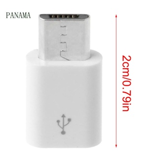 Nama อะแดปเตอร์สายชาร์จ USB Type C ตัวเมีย เป็น Micro USB ตัวผู้ สีขาว 1 ชิ้น