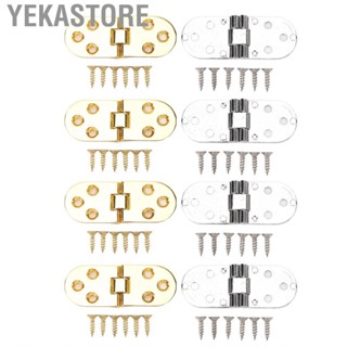 Yekastore Folding Flip Top Hinge  4 Sets Professional 180 Degree Flap for Window Closet Sewing Machine  Desk