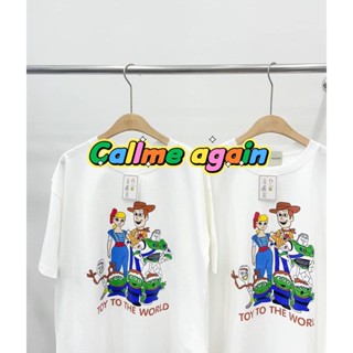 เสื้อยืดแขนสั้นคอกลมเสื้อยืดcma ทอยใหม่1Cotton 100%  [S-5XL]