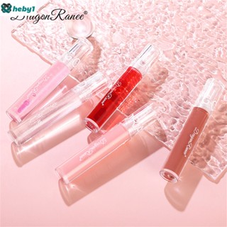 พร้อมส่ง Dragon Ranee 6 เฉดสี Mirror Water ลิปสติก Waterproof Long Lasting Moisturizing Lip Tint ลิปสติกสีแดงใส เครื่องสำอางแต่งหน้า heby1