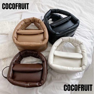 Cocofruit กระเป๋าสะพายข้าง กระเป๋าถือ หนัง Pu สไตล์วินเทจ