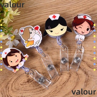 Valour คลิปหนีบป้ายอะคริลิค ขนาดเล็ก เครื่องเขียน พร้อมสายคล้อง