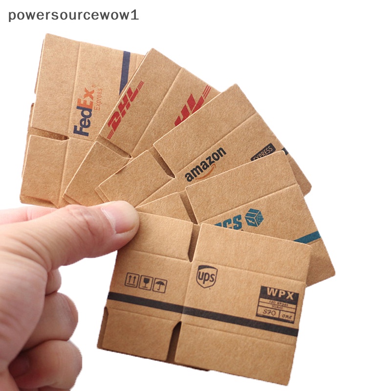 WOW 1Set Carton Express Carton 1:12 Dollhouse Miniature Express Box Decor TH