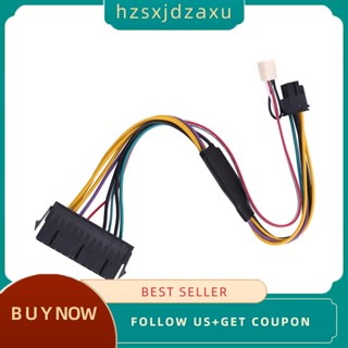 【hzsxjdzaxu】สายเคเบิลพาวเวอร์ซัพพลาย Atx PSU PCIe 6 Pin เป็น ATX 24 Pin 24P เป็น 6P สําหรับเมนบอร์ด HP 600 G1 600G1 800G1