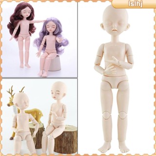 [Lslhj] ตุ๊กตา BJD 1/6 พร้อมหัว ขนาด 28 มม. สําหรับฝึกแต่งหน้า DIY