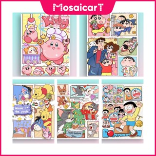 Ma ภาพวาดสีน้ํามันดิจิทัล รูปการ์ตูนแมว และหนู 5D ขนาด 30x40 ซม. 40x50 ซม. 50x60 ซม. แฮนด์เมด DIY สําหรับของขวัญวันเกิด