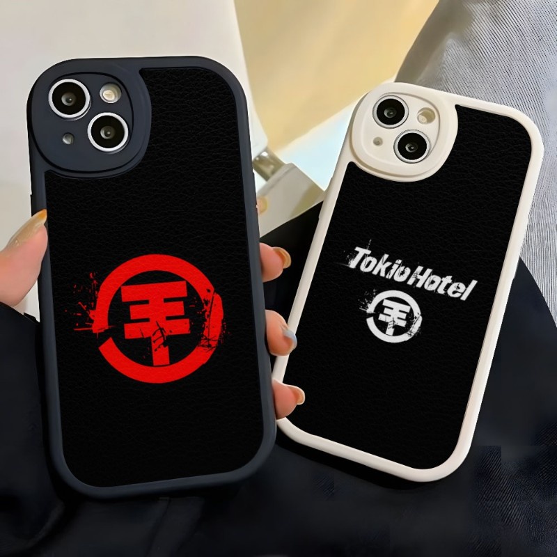 เคสโทรศัพท์มือถือ ซิลิโคน ลาย T-tokio Hotel สําหรับ IPhone 15 14 Pro Max 13 12 11 Mini X Xr Xs 8 7 Puls