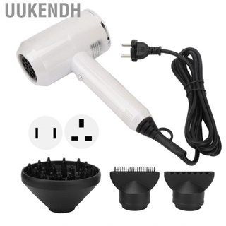 Uukendh Ionic Hair Blow Dryer  Nourishing 2000W Negative Ion Overheat Protection Low Magnetic Wave Powerful for Travel