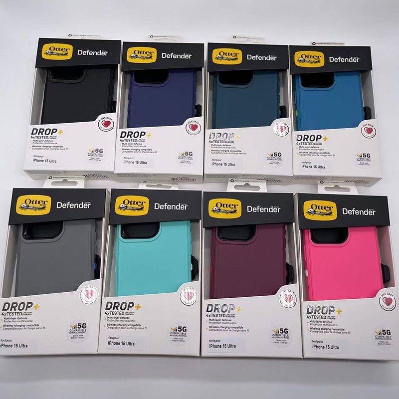 OTTERBOX Defender Series Hardเคสโทรศัพท์สําหรับiPhone 12promax 11promax 12 Pro Max 11 12Pro 12 Mini 11pro Xs Max X Xr Xs 7 8 Plus OtterBoxกลางแจ้งAnti Fall Armor Duricrustฝาครอบโทรศัพท์
