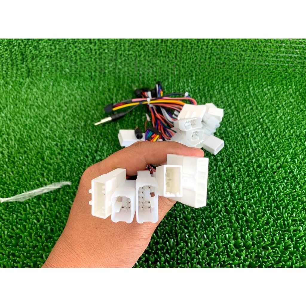 ปลั๊กวิทยุ ปลั๊กตรงรุ่น ติดตั้งจอแอนดรอย 16pin Toyota vigo fortuner revo yaris camry altis comutor