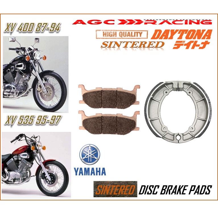 YAMAHA VIRAGO XV400 VIRAGO XV535 ผ้าเบรคคุณภาพสูงยาว