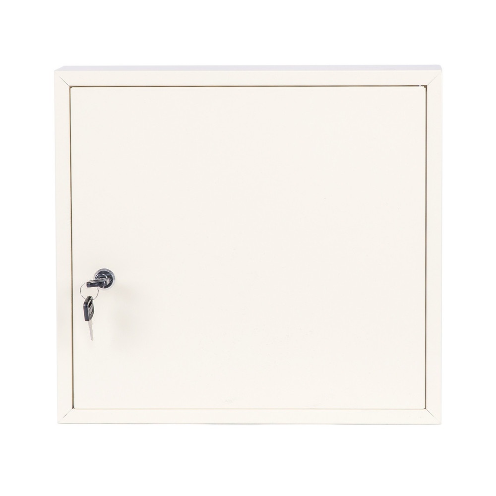 GlobalHouse HATO ตู้กุญแจ 100 ดอก รุ่น MUFF-01 ขนาด 35x38x7.5 ซม. สีเบจ สินค้าของแท้คุณภาพดี