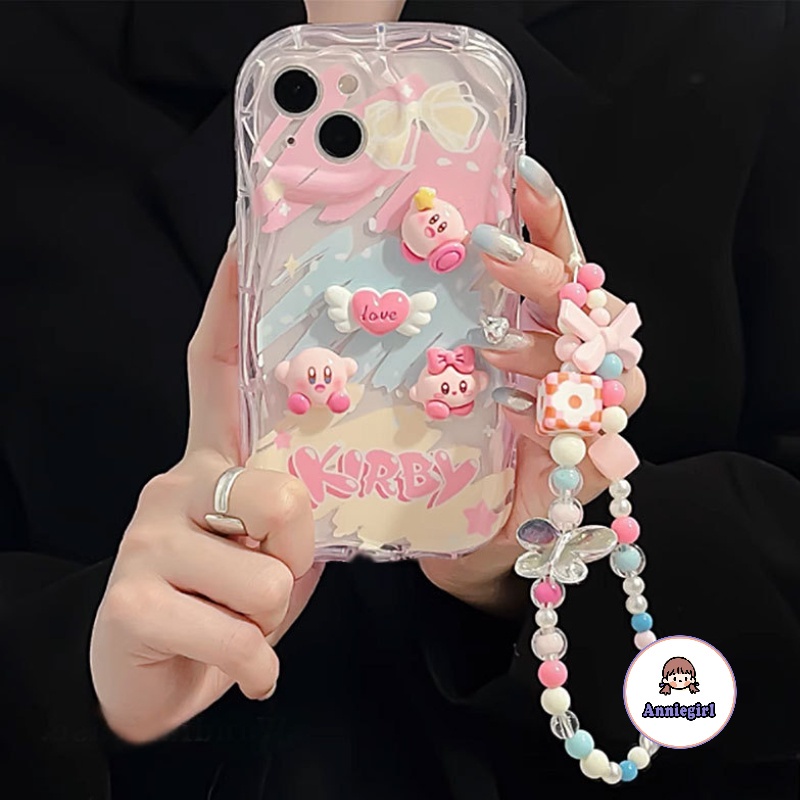 เคสโทรศัพท์มือถือนิ่ม กันกระแทก ปิดด้านหลัง ปิดด้านหลัง ประดับโบว์ 3D พร้อมสายคล้องมือ สําหรับ Iphone 11 13 12 14 Pro Max 7 8 Plus XS XR