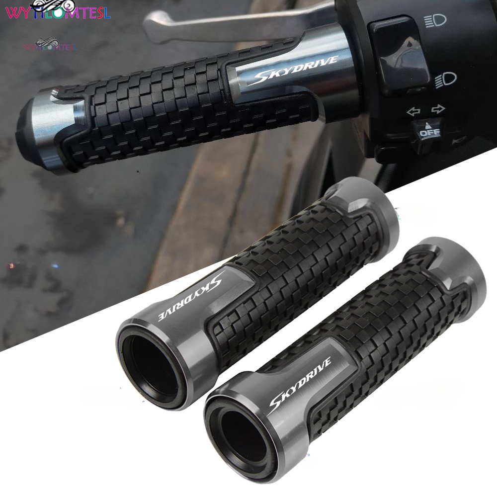 แฮนด์มือจับอลูมิเนียม กันลื่น สําหรับรถจักรยานยนต์ Suzuki skydrive 125 skydrive sport Fi