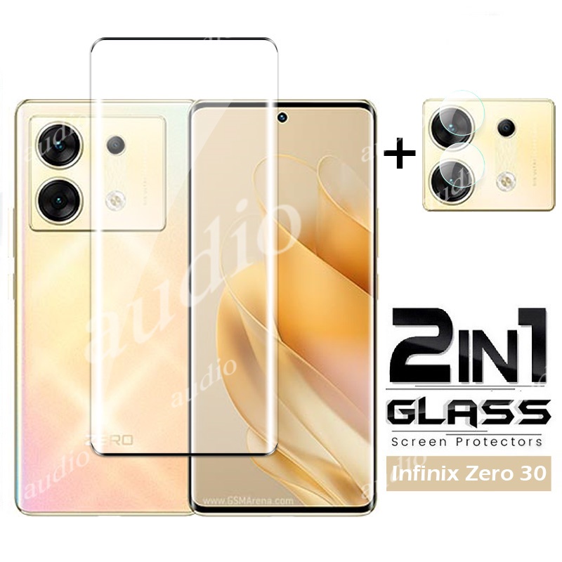 2in1 ฟิล์มกระจกนิรภัยกันรอยหน้าจอ 3D สําหรับกล้อง Infinix Zero 30 5G 2023 Infinix Zero30 30 Zero 30Z