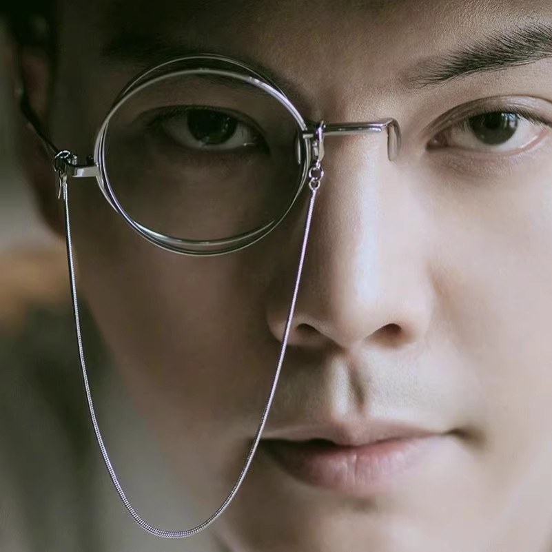 คอสเพลย์แว่นตา Retro British Detective กรอบแว่นตา