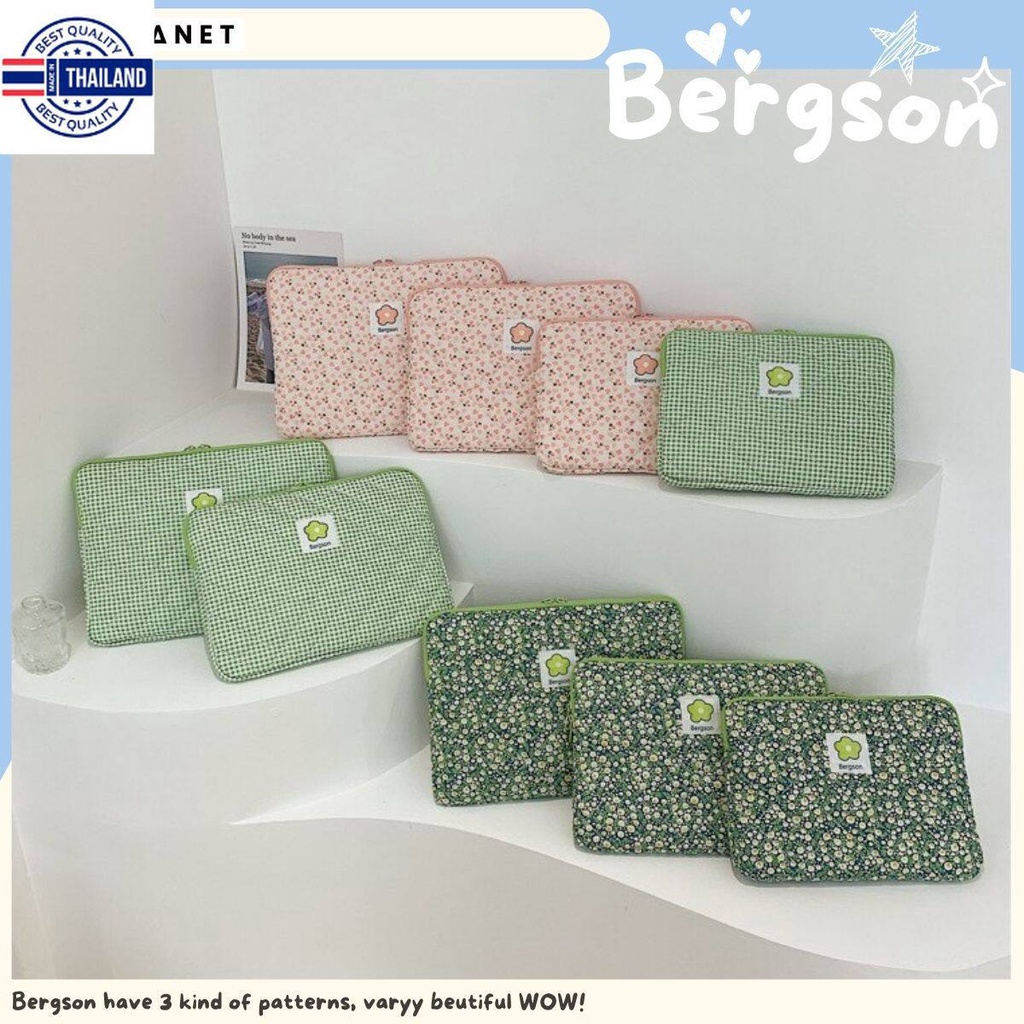 กระเป๋าโน๊ตุ๊ค macbook Bag for notebook รุ่น Bergson soft case notebook laptop Pouch 11" 13" นิ้ว