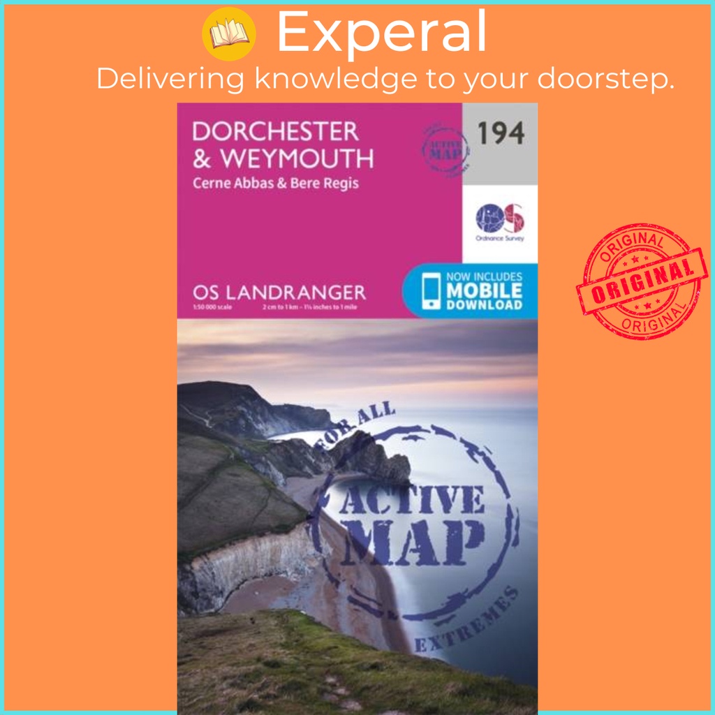 Dorcheser & Weymouth, Cerne Abbas & Bere Regis by Ordnance Survey (ฉบับสหราชอาณาจักร ปกอ่อน)