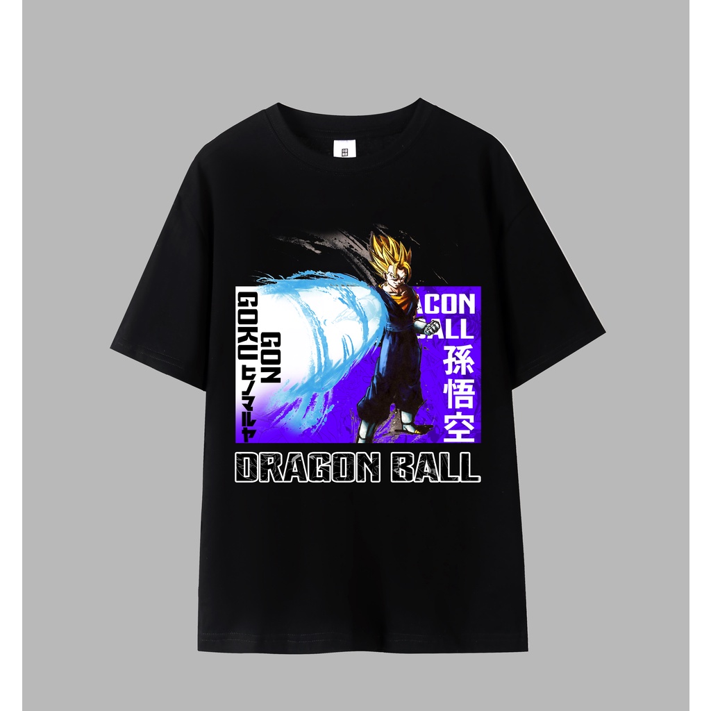 เสื้อยืดผ้าฝ้าย (Seven Dragonball) Wukong Anime เสื้อยืดพิมพ์เสื้อยืด S-5XL