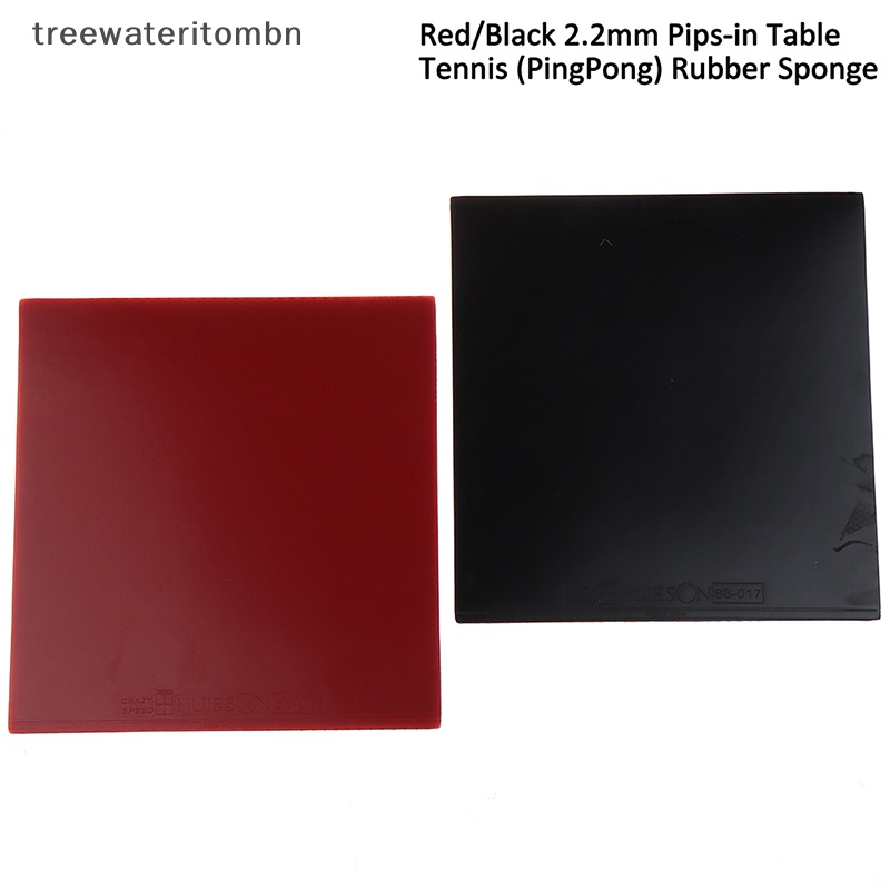 Tt ไม้ปิงปอง ยางฟองน้ํา ขนาด 2.2 มม. สีแดง ดํา สําหรับฝึกตีปิงปอง 1 ชิ้น