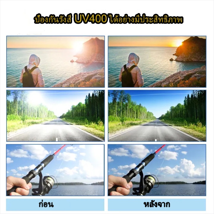 แว่นสายตาสั้นเลนส์ออโต้ ผู้ชาย ผู้หญิง แว่นสายตา ตัดแว่นสายตา 0° ถึง -400° กรอบแว่น กันแสง ออกแดดเปลี่ยนสีใน5วิ กันUV99% จำเป็นสำหรับการออกไปข้างนอก