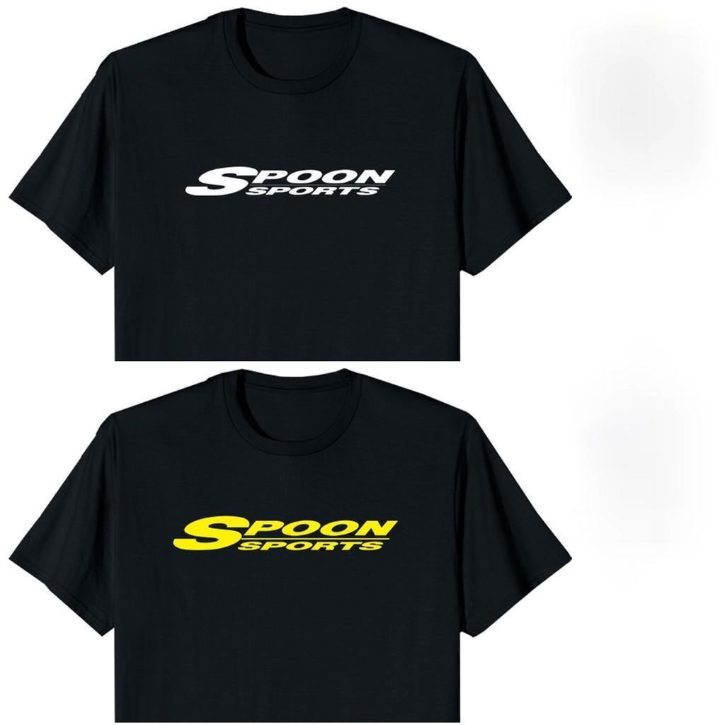 เสื้อยืดผู้ชาย Spoon sport T-shirt เสื้อยืด RACING เสื้อซิ่ง [COTTON 100%] [SPOON SPORTS] ผ้าฝ้ายแท้