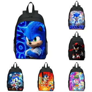 Sonic กระเป๋านักเรียนกระเป๋านักเรียนการ์ตูนน่ารักกระเป๋าผู้ช…