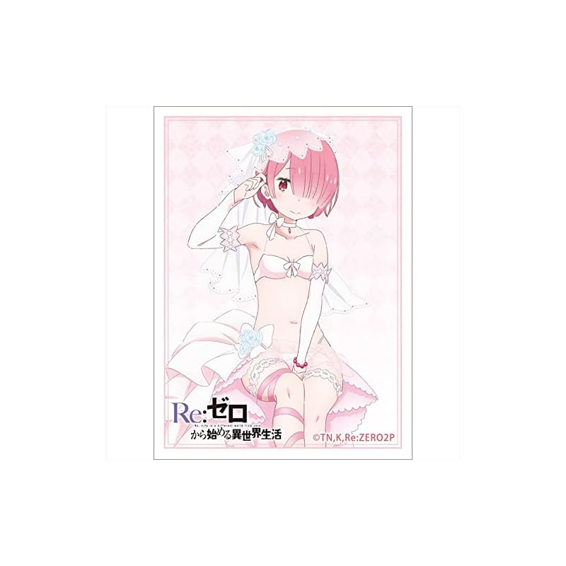 Curtain Soul Re:Zero kara Hajimete no Isekai Seikatsu Sleeve Lam Wedding Standard Size 67mm (W) x 92mm (H) 65 pieces PP