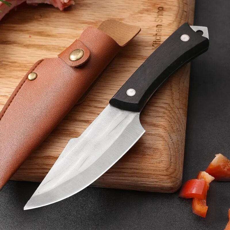 Stainless Steel Kitchen Knife Boning Knife Forged Meat Cleaver Fruit Knife Outdoor Camping Knife Sur