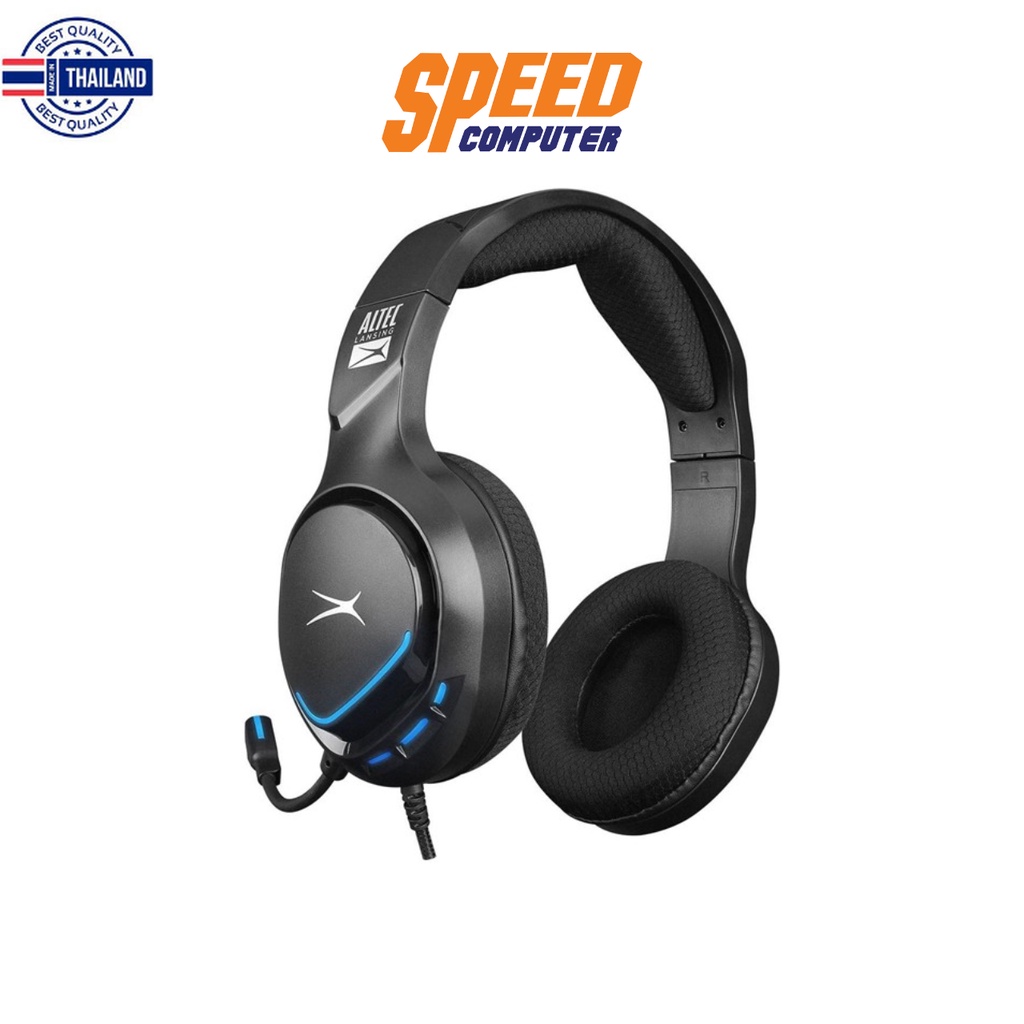 ALTEC-LANSING GAMING HEADSET ALGH9603 TYPE VIRTUAL 3.5 CH + JACK USB BLACK 2YEAR By Speed Computer