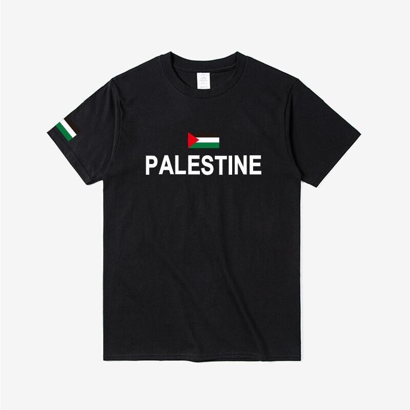 S-5XL[S-5XL] Palestine Palestinian National flag t shirt  100 Cotton T-shirt Tees