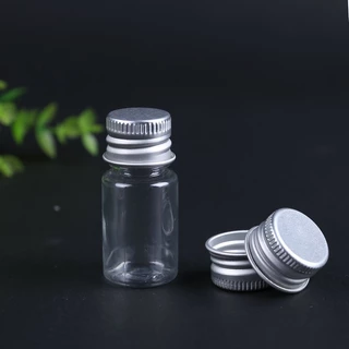 (แพค10ขวด) ขวดฝาอลูมิเนียม พลาสติกใส PET5 10 15 20 30 50ML