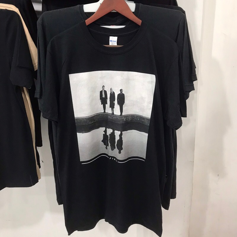 แฟชั่น เสื้อยืด Pvris BAND - ALBUM COVER (ของแท้ MERCHANDISE)