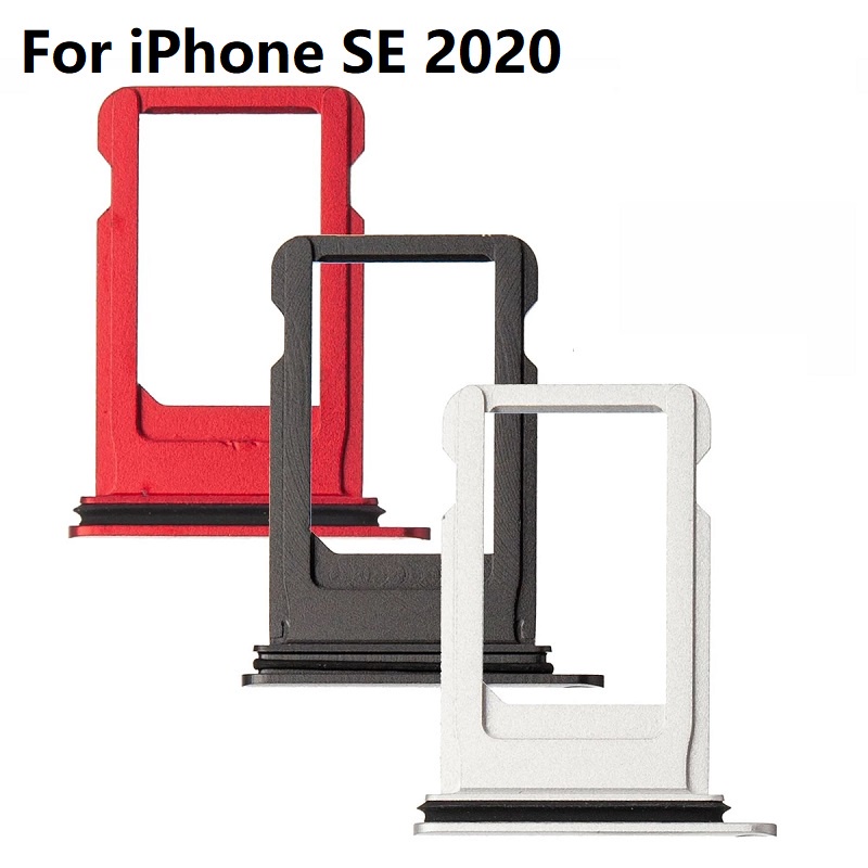 ถาดซิมการ์ดสําหรับiPhone SE 2020 IPโทรศัพท์มือถืออะไหล่ทดแทน