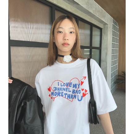 พิมพ์ลาย Stylist_shop | Top890 Mime Series Tee by Stylist เสื้อยืดแบรนด์แท้ เสื้อผ้าแฟชั่นผู้หญิง