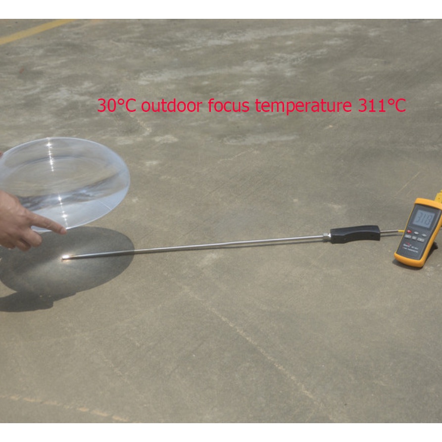 เป็น. เลนส์ PMMA Fresnel ออปติคอลขนาด 300 มม. ความยาวโฟกัส 2000 มม. Sunshine Condenser