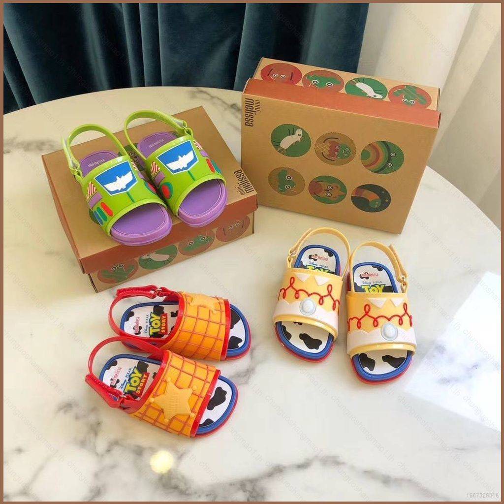 Cg1 Toy Story รองเท้าแตะชายหาด พื้นนิ่ม กันลื่น สไตล์เกาหลี สําหรับเด็กผู้หญิง GC1