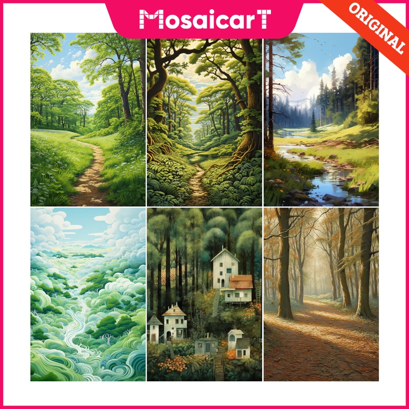 Ma ชุดงานปักครอสติชเม็ดบีด ทรงเพชร 5d ขนาด 30x40 ซม. 40x50 ซม. 50x60 ซม. สําหรับตกแต่งบ้าน ห้องนั่งเล่น