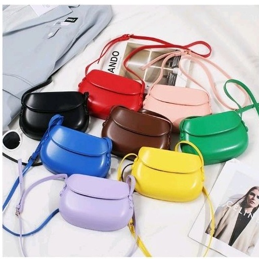 Korean Niche Design Mini Mobile Phone Bag Candy Color Shoulder Bag